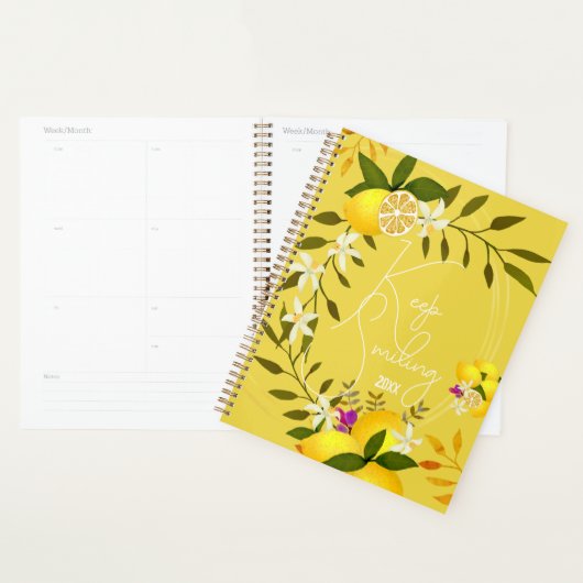 Lemon Mustard Spiral Foto Notebook Planer (Anzeige)