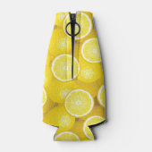 Lemon Muster 2 Flaschenkühler (Rückseite)