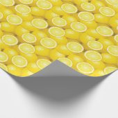 Lemon Muster 2 Geschenkpapier (Ecke)