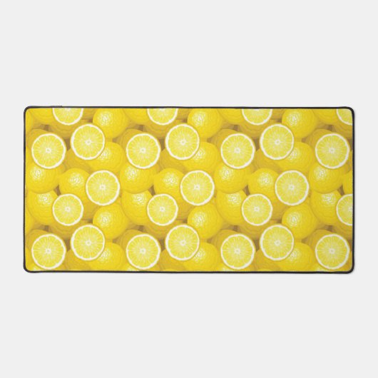Lemon Muster 2 Schreibtischunterlage (Vorderseite)