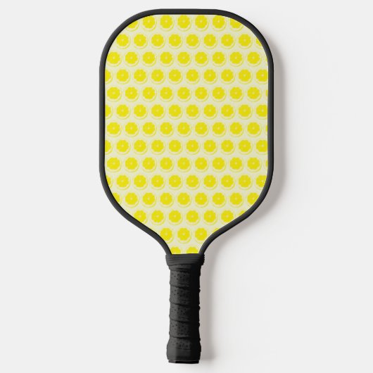 Lemon Muster Anpassen mit Ihrem Text Pickleball Schläger (Rückseite)
