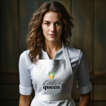 Lemon Muster Long White