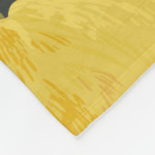 Lemon nahtlos Vintages Muster. Tropischer Obstbai Fleecedecke (Ecke)