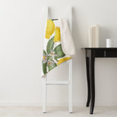 Lemon nahtlos Vintages Muster. Tropischer Obstbai Sherpadecke (Beispiel)