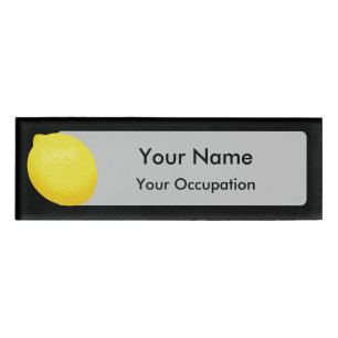 Lemon Namenschild
