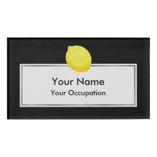 Lemon Namenschild