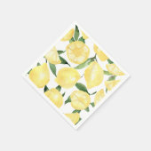 Lemon Napkins Main Squeeze Brautparty Serviette (Ecke)