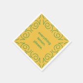 Lemon Napkins Serviette (Ecke)