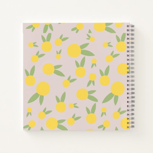 Lemon Notebook Notizblock (Rückseite)