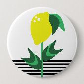 Lemon Obstgarten Pflanze Button (Vorderseite)