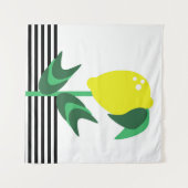 Lemon Obstgarten Pflanze Wandteppich (Vorderseite (Horizontal))