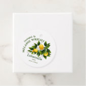 Lemon Obstkonservierung Klassischer Rundaufkleber Geschenkanhänger (Beispiel)