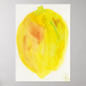Lemon on White Poster (Vorne)