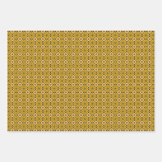 Lemon Orange Fruit Freshness Geschenkpapier Set (Vorderseite)