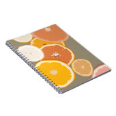 Lemon Orange Grapefruit Citrus Kunstmuseum Notizblock (Rechte Seite)