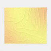 Lemon Orange Texture Color, Med Fleece Blanket (Vorderseite (Horizontal))