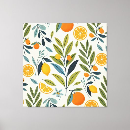 Lemon Orchard Dream Leinwanddruck (Vorderseite)