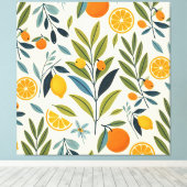 Lemon Orchard Dream Leinwanddruck (Insitu (Holzboden))