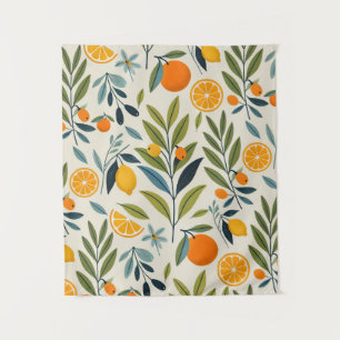 Lemon Orchard Dream Wandteppich