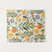 Lemon Orchard Dream Wandteppich (Vorderseite (Horizontal))