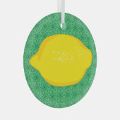 Lemon Ornament Aus Glas (Vorderseite Rechts)