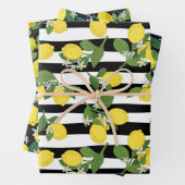 Lemon Pack Packpapier-Blätter Geschenkpapier Set (Beispiel)