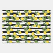 Lemon Pack Packpapier-Blätter Geschenkpapier Set (Vorderseite)
