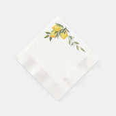 Lemon Paper Napkin Serviette (Ecke)