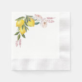 Lemon Paper Napkin Serviette (Vorderseite)