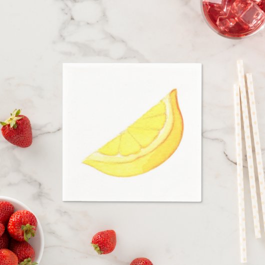 Lemon - Paper Napkins Serviette (Beispiel)