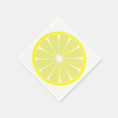 Lemon Paper Party Napkins Serviette (Ecke)
