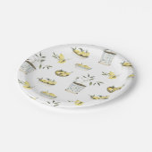 Lemon Pappteller (Schrägansicht)