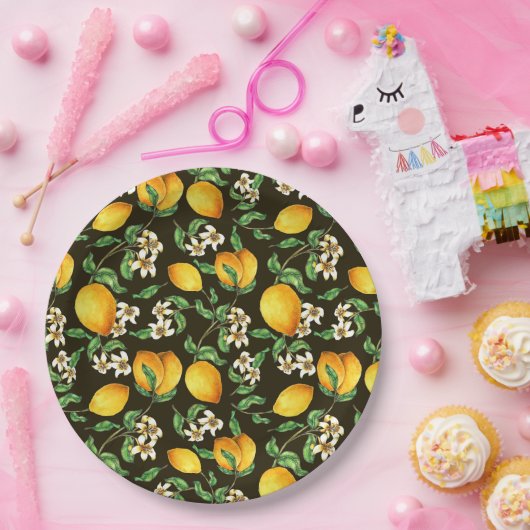 Lemon Pappteller (Party)