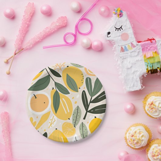 Lemon Pappteller (Party)