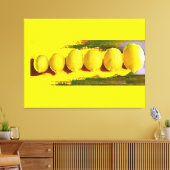 Lemon Parade Abstraction Leinwanddruck (Insitu (Wohnzimmer))