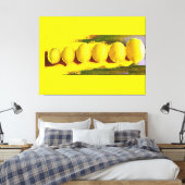 Lemon Parade Abstraction Leinwanddruck (Insitu (Schlafzimmer))