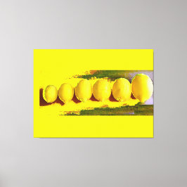 Lemon Parade Abstraction Leinwanddruck