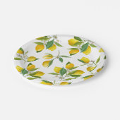 Lemon-Party Pappteller (Schrägansicht)