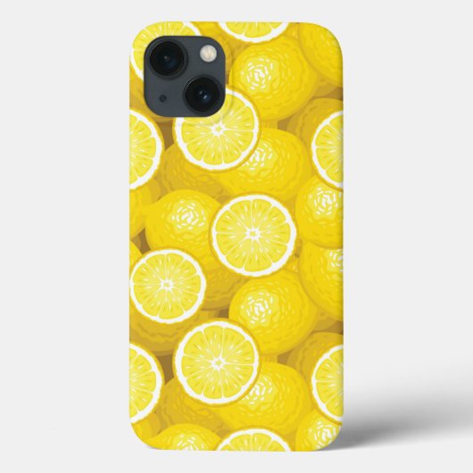 Lemon Pattern 2 Case-Mate iPhone Hülle (Rückseite)