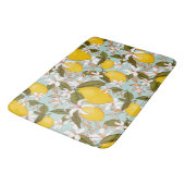 Lemon Pattern Badematte (Schrägansicht)