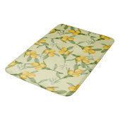 Lemon Pattern Bath Mat Badematte (Schrägansicht)
