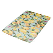 Lemon Pattern Bath Mat Badematte (Schrägansicht)
