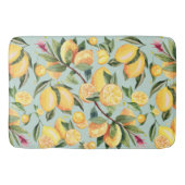 Lemon Pattern Bath Mat Badematte (Vorderseite)