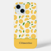 Lemon Pattern Case-Mate iPhone Hülle (Rückseite)