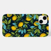 Lemon Pattern Case-Mate iPhone Hülle (Rückseite (Horizontal))