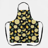 Lemon Pattern Citrus Schürze (Vorderseite)