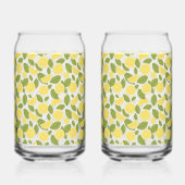 Lemon Pattern Dosenglas (Rechts)