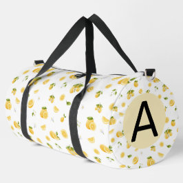 Lemon Pattern Duffle Bag