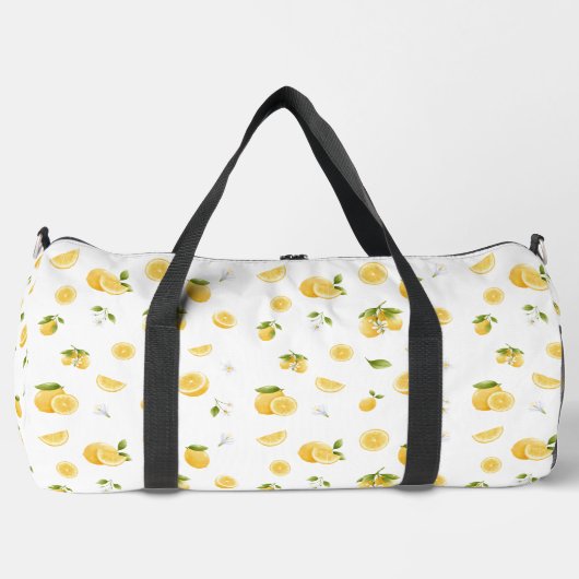 Lemon Pattern Duffle Bag (Vorderseite)