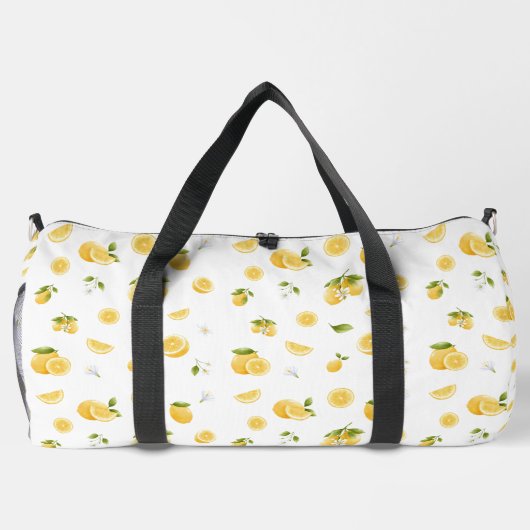 Lemon Pattern Duffle Bag (Rückseite)
